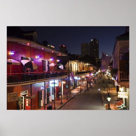 アメリカ、ルイジアナ、ニューオーリンズ。4フランスの分 ポスター (正面)