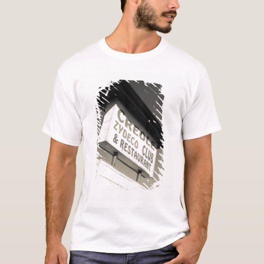 アメリカ、ルイジアナ、ヘンダーソン。クレオール·ザイデコ·ミュージック Tシャツ (正面)