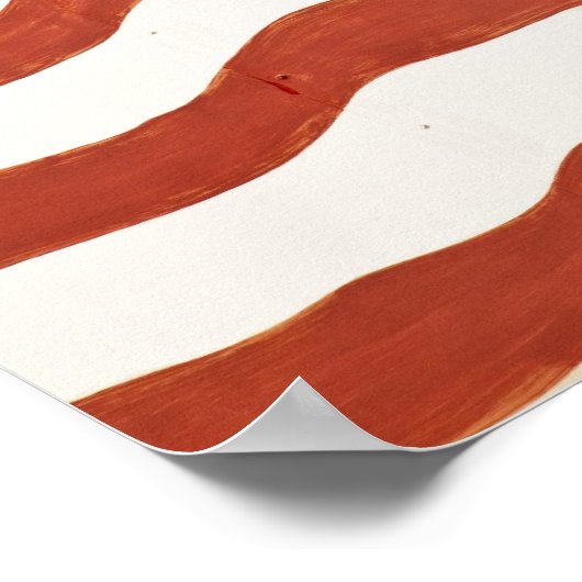 アメリカ、ルイジアナ、ポートアレン。愛国的な壁画 ポスター (角)