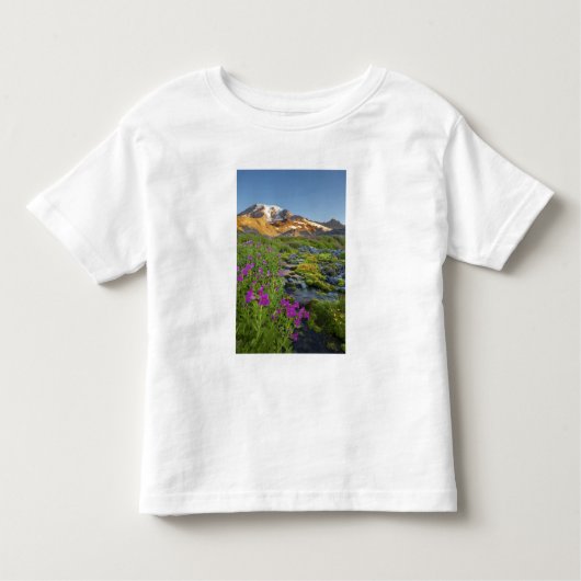 アメリカ·レイニエ山国立公園（ワシントン） トドラーTシャツ (正面)