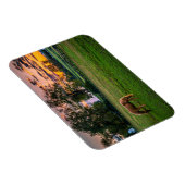 アメリカ、レキシントン、ケンタッキー。日の暮れ時に一頭の馬 マグネット (右側)