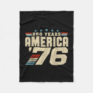 アメリカ レトロ 250周年 250th アニバーサリー usa 1776 フリースブランケット