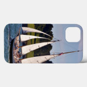 アメリカ、ロードアイランド州ニューポートでの帆走 Case-Mate iPhoneケース (裏面 (横))