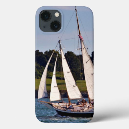 アメリカ、ロードアイランド州ニューポートでの帆走 Case-Mate iPhoneケース (裏面)