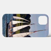 アメリカ、ロードアイランド州ニューポートでの帆走 Case-Mate iPhoneケース (裏面 (横))