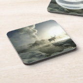 アメリカ、ワイオミング、イエローストーン国立公園。サンライズ コースター (左側)