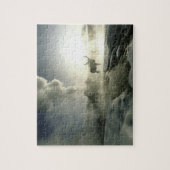 アメリカ、ワイオミング、イエローストーン国立公園。サンライズ ジグソーパズル (縦)