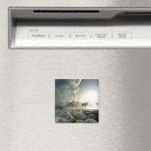 アメリカ、ワイオミング、イエローストーン国立公園。サンライズ マグネット (インサイチュ (食洗機))