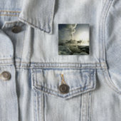 アメリカ、ワイオミング、イエローストーン国立公園。サンライズ 缶バッジ (インサイチュ)