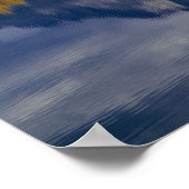 アメリカ、ワイオミング、グランドテトンNP。対して ポスター (角)