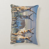 アメリカ，ワイオミング， 4プロンコーンアンテロープ アクセントクッション (裏面(縦))