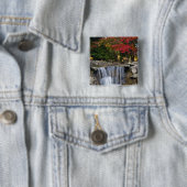 アメリカ ワシントン州レッドモンド。公園の紅葉 缶バッジ (インサイチュ)