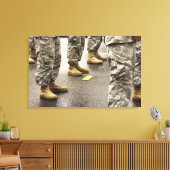 アメリカ、ワシントン州、イサカー、サーモンデー キャンバスプリント (インサイチュ (リビング))