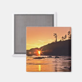 アメリカ、ワシントン州、オリンピック国立公園。3 マグネット (正面/裏面)