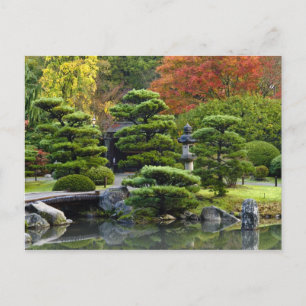 アメリカ, ワシントン州, シアトル, アーボレタム, 日本庭園 ポストカード