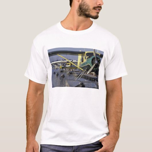 アメリカ, ワシントン州, シアトル, 水上機が Tシャツ (正面)