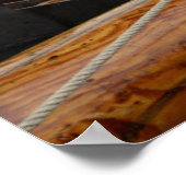 アメリカ、ワシントン州、ポートタウンゼント。帆船 ポスター (角)