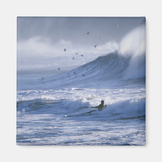 アメリカ、ワシントン州、ラプッシュ。マンカヤック マグネット (正面)