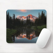 アメリカ、ワシントン州。レイニア山が反射 マウスパッド (マウス)