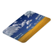 アメリカ、ワシントン州、Colfax。熟した大麦が合う マグネット (左側)