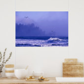 アメリカ、ワシントン、オリンピック国立公園。フォグ ポスター (キッチン)