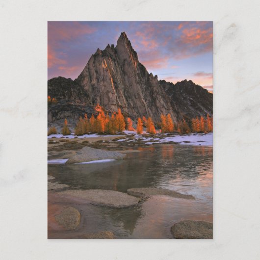 アメリカ、ワシントン、カスケード山脈 プルシク山 ポストカード (正面)