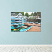 アメリカ、ワシントン、サンフアン諸島 キャンバスプリント (インサイチュ (ウッドフロア))