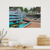 アメリカ、ワシントン、サンフアン諸島 ポスター (キッチン)