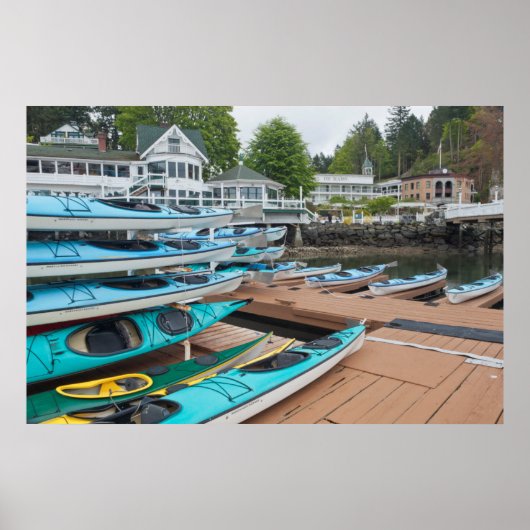 アメリカ、ワシントン、サンフアン諸島 ポスター (正面)