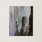 アメリカ、ワシントン、サンフアン諸島 波の衝突 ジグソーパズル (縦)