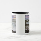 アメリカ、ワシントン、サンフアン諸島 波の衝突 マグカップ (中央)