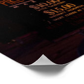 アメリカ、ワシントン、シアトル、パイクプレイスマーケット ポスター (角)