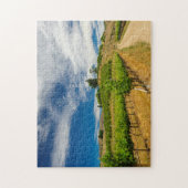 アメリカ、ワシントン、チェラン湖。ブドウ園3 ジグソーパズル (縦)