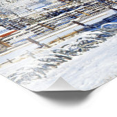 アメリカ、ワシントン、メソー・バレー、バーンズ フォトプリント            (角)