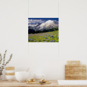 アメリカ、ワシントン、レイニア山国立公園。 ポスター (キッチン)