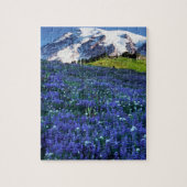 アメリカ、ワシントン、レイニア山国立公園。山 ジグソーパズル (縦)