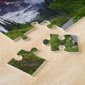 アメリカ、ワシントン、レイニア山朝日 ジグソーパズル (側面)