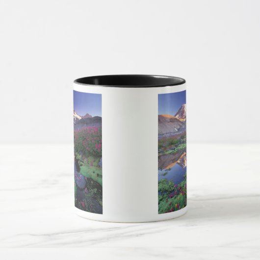 アメリカ,ワシントン,レイニエ山,サンライズ, マグカップ (中央)