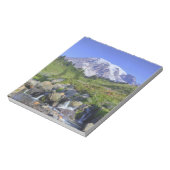 アメリカ、ワシントン、レイニエ山NP、レイニエ山と2 ノートパッド (回転)