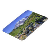 アメリカ、ワシントン、レイニエ山NP、レイニエ山と2 マグネット (左側)