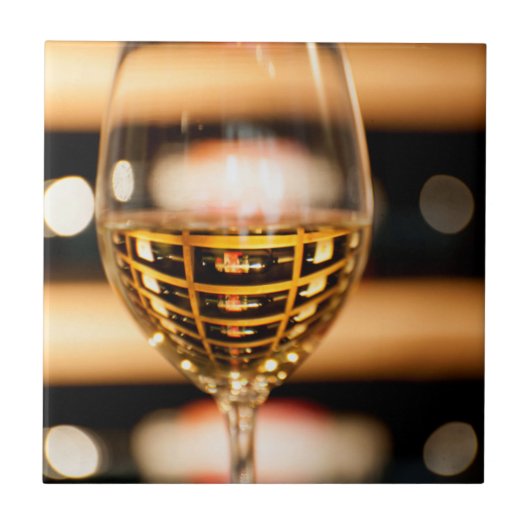 アメリカ、ワシントン、ワラワラ。ワイングラス タイル (正面)