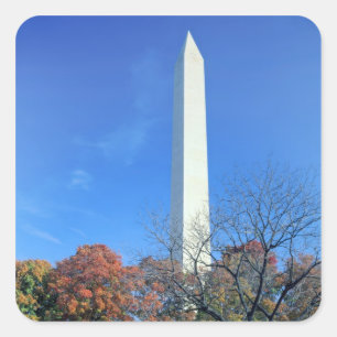 アメリカ ワシントンD.C. ワシントンモニュメントがそびえる スクエアシール