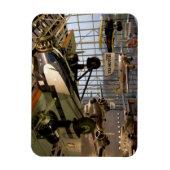 アメリカ ワシントンD.C. 展示飛行機 マグネット (縦)