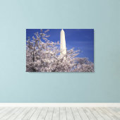 アメリカ、ワシントンD.C. 桜祭りと キャンバスプリント (インサイチュ (ウッドフロア))