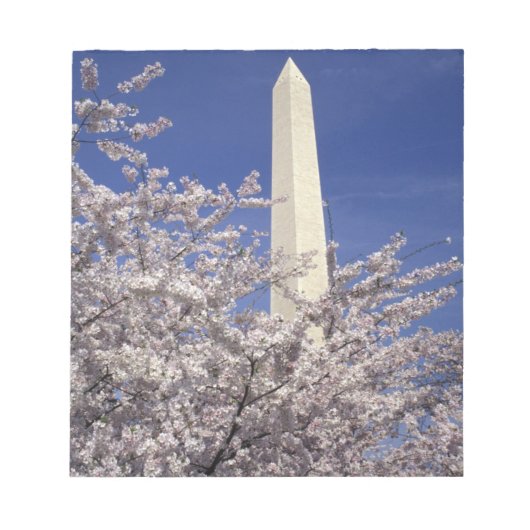 アメリカ、ワシントンD.C. 桜祭りと ノートパッド (正面)