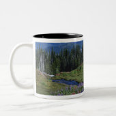 アメリカ、ワシントンM. Adams Wildrens、メドウズ ツートーンマグカップ (左)