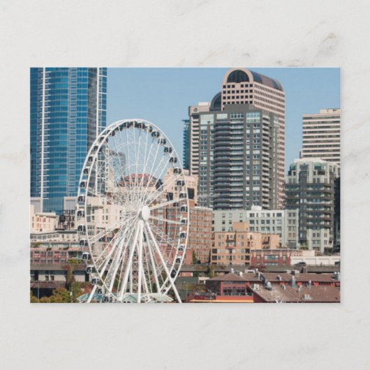 アメリカ、ワ、シアトル。アルゴシーハーバークルーズボート ポストカード (正面)