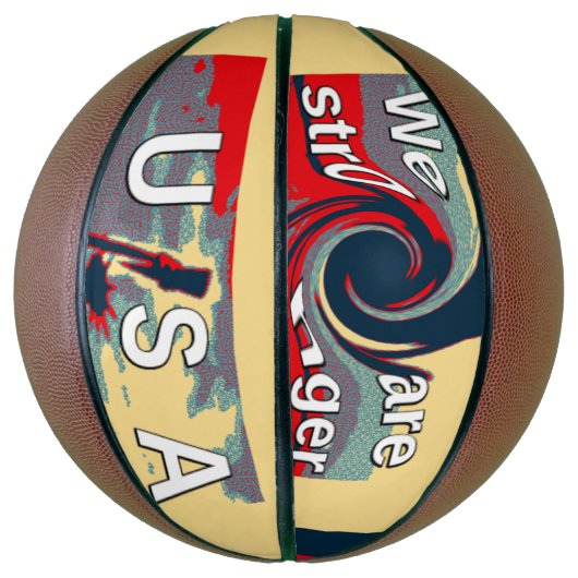 アメリカ 一緒にいることでチャンピオンのゲームでより強くなる バスケットボール (縦)