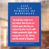 アメリカ：人生、自由、幸福の追求 ウィンドウサイン (シート2)