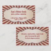 アメリカ 名刺 (正面/裏面)